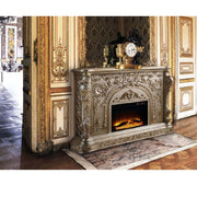 Danae - Fireplace - Antique Silver - R&R Furniture Gallery (Fountain Valley, CA)