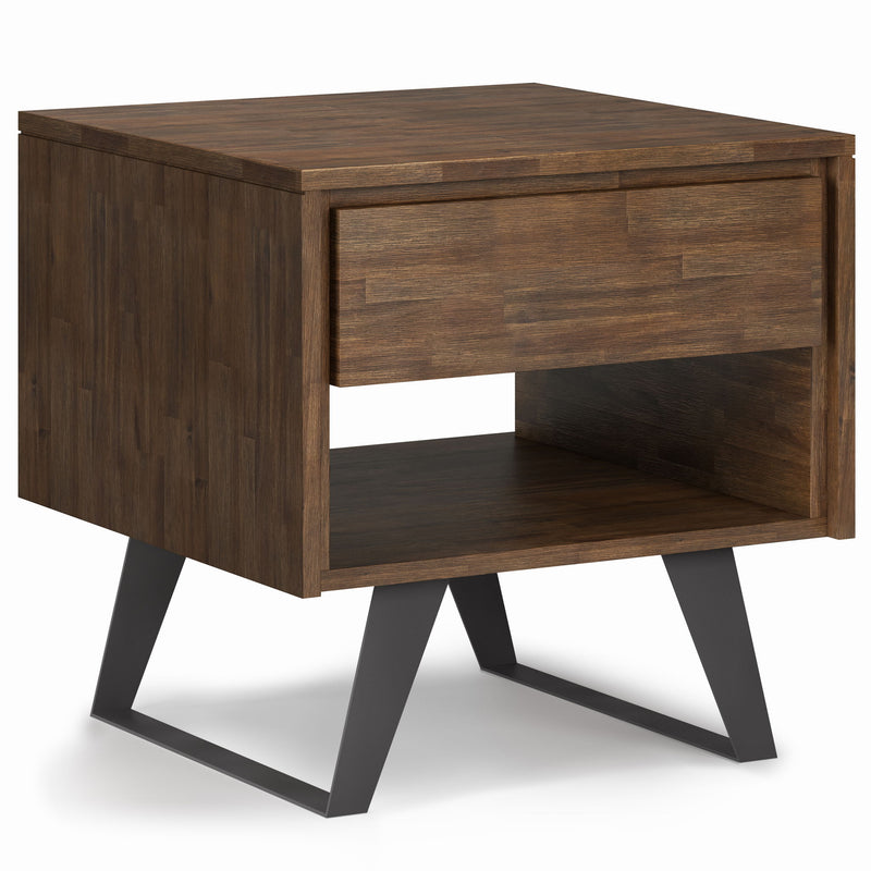 Lowry - Handcrafted End Table - R&R Furniture Gallery (Fountain Valley, CA)