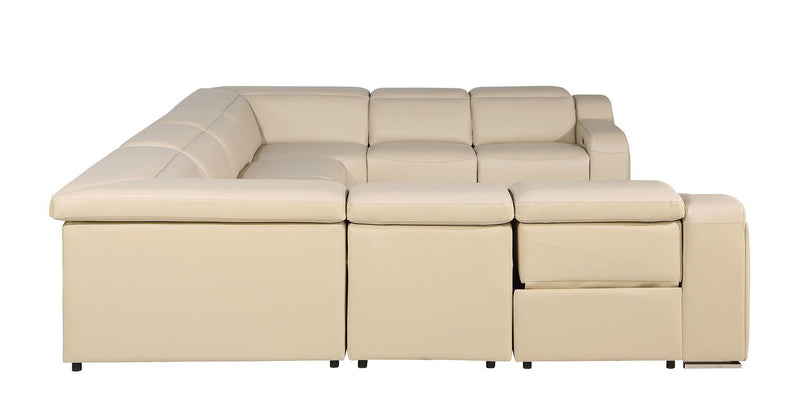 1116 - 8-Piece U-Shaped Sectional Sofa In With 4 Power Recliners & Power Headrests