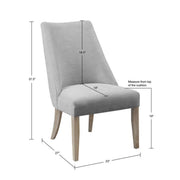 Winfield - Upholstered Dining Chair (Set of 2) - Light Gray - R&R Furniture Gallery (Fountain Valley, CA)