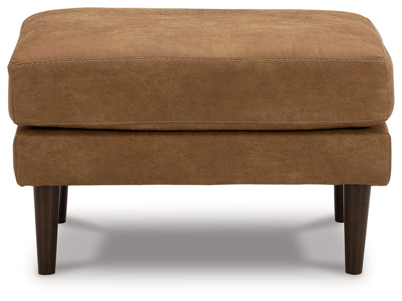 Telora - Ottoman - Caramel - R&R Furniture Gallery (Fountain Valley, CA)