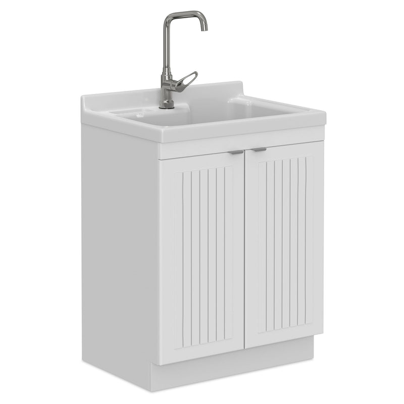 Murphy - Laundry Cabinet & Faucet And Stainless Steel Sink - R&R Furniture Gallery (Fountain Valley, CA)