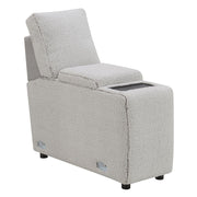 Tarrance - Modular Console With Wireless Charging & USB - Gray - R&R Furniture Gallery (Fountain Valley, CA)