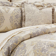 Bennett - 10-Piece King Comforter Set - Champagne - R&R Furniture Gallery (Fountain Valley, CA)
