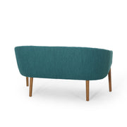 Mid Century Modern Loveseat With Channel Stitched Backrest - R&R Furniture Gallery (Fountain Valley, CA)