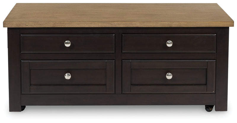 Drazmine - Lift Top Cocktail Table - Brown - R&R Furniture Gallery (Fountain Valley, CA)
