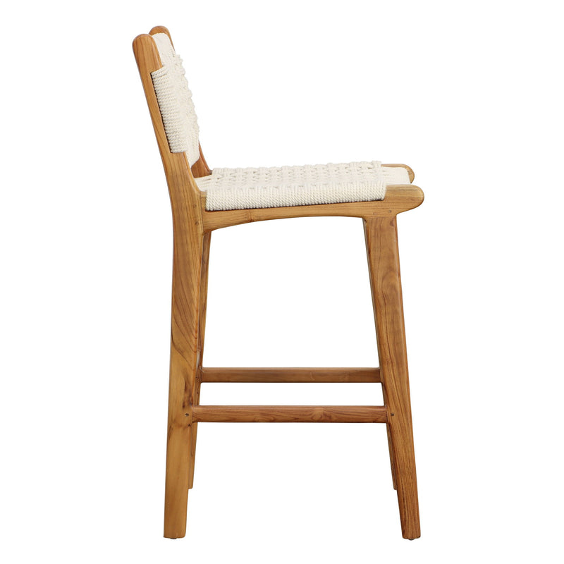 Diaz - Counter Stool - Natural With White
