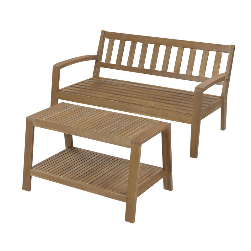 2 Piece Conversation Set, Loveseat & Coffee Table - R&R Furniture Gallery (Fountain Valley, CA)