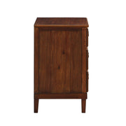 Chamberlin - 3 Drawer Nightstand - Brown - R&R Furniture Gallery (Fountain Valley, CA)