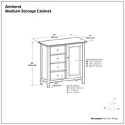 Amherst - Handcrafted Medium Storage Cabinet - R&R Furniture Gallery (Fountain Valley, CA)