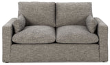 Dramatic - Loveseat - Granite - R&R Furniture Gallery (Fountain Valley, CA)