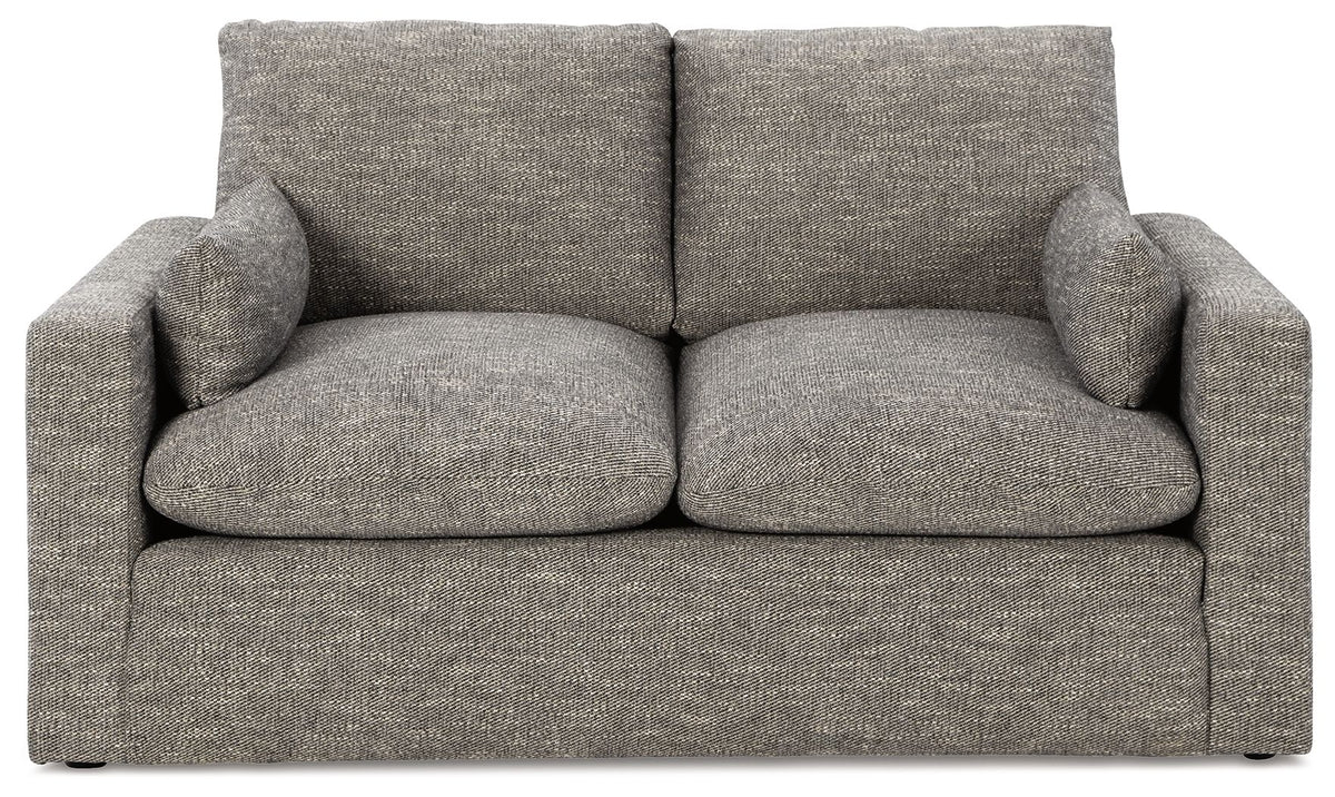 Dramatic - Loveseat - Granite - R&R Furniture Gallery (Fountain Valley, CA)