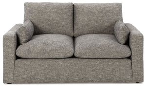 Dramatic - Loveseat - Granite - R&R Furniture Gallery (Fountain Valley, CA)