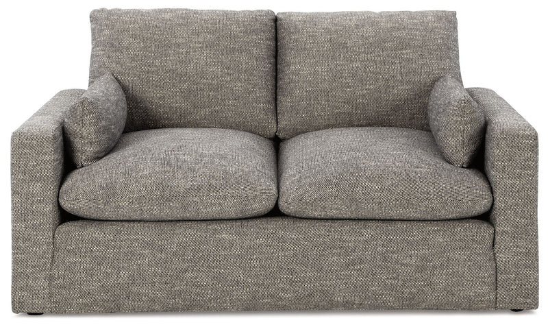 Dramatic - Loveseat - Granite - R&R Furniture Gallery (Fountain Valley, CA)