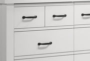Cassini - 6 Drawer Dresser - White - R&R Furniture Gallery (Fountain Valley, CA)
