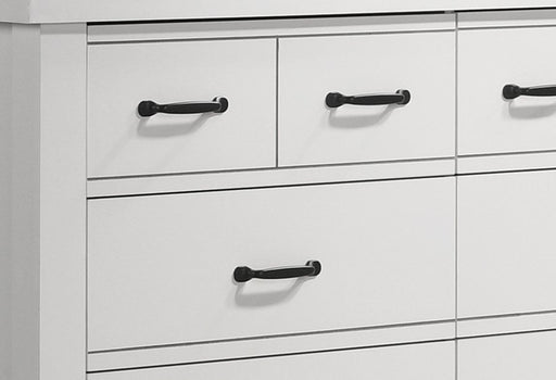Cassini - 6 Drawer Dresser - White - R&R Furniture Gallery (Fountain Valley, CA)