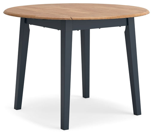 Gesthaven - Round Dining Room Drop Leaf Table - R&R Furniture Gallery (Fountain Valley, CA)