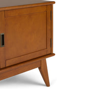 Draper - Handcrafted Mid Century Low TV Media Stand - R&R Furniture Gallery (Fountain Valley, CA)