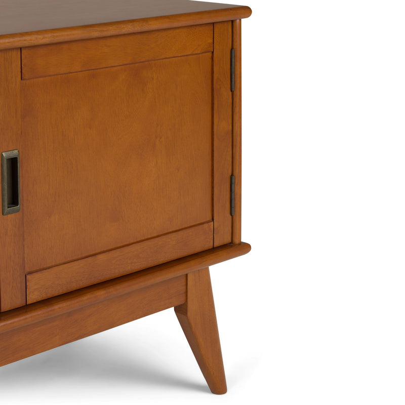 Draper - Handcrafted Mid Century Low TV Media Stand - R&R Furniture Gallery (Fountain Valley, CA)