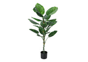 54" Tall, Artificial Plant, Dieffenbachia Tree, Indoor, Faux, Fake, Floor, Greenery, Potted, Real Touch, Decorative - Green / Black - R&R Furniture Gallery (Fountain Valley, CA)
