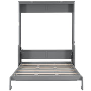 Murphy Bed With Desk, LED Lights & USB Charging Station - R&R Furniture Gallery (Fountain Valley, CA)