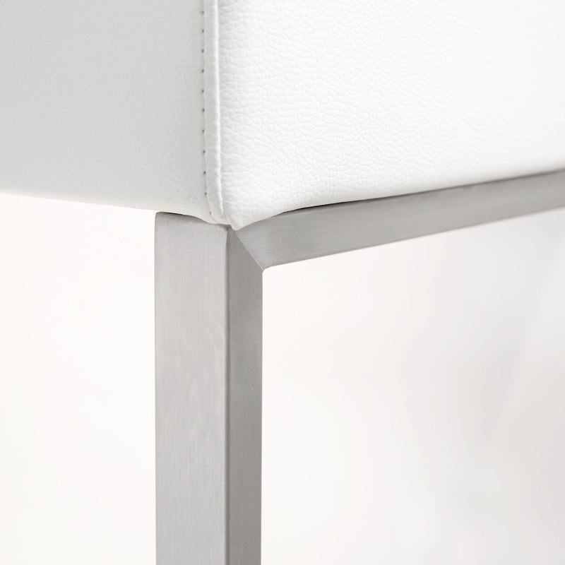 Denmark - Stainless Steel Barstool (Set of 2) - R&R Furniture Gallery (Fountain Valley, CA)