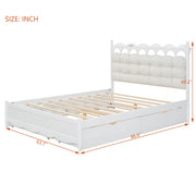 Storage Platform Bed, With 2 Big Drawers, Trundle, One Set Of Sockets & USB Ports - R&R Furniture Gallery (Fountain Valley, CA)
