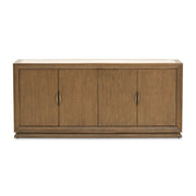 Portrait - Sideboard With LED Lights - Sienna Brown - R&R Furniture Gallery (Fountain Valley, CA)