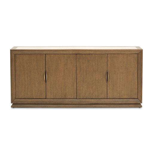 Portrait - Sideboard With LED Lights - Sienna Brown - R&R Furniture Gallery (Fountain Valley, CA)