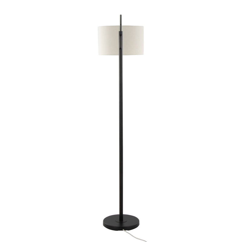 Lumi Source Casper contemporary floor lamp with sleek design and adjustable arm, ideal for modern living room lighting.