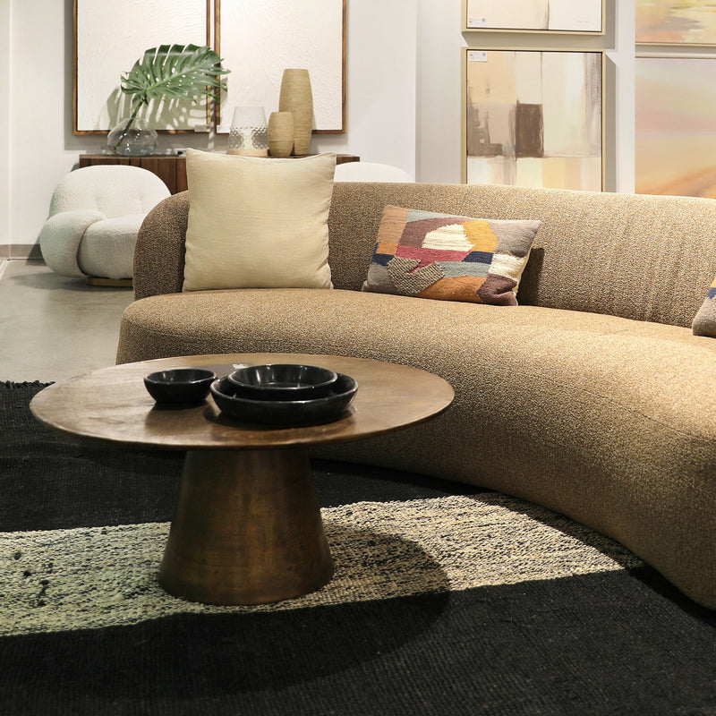 Isak - Coffee Table - Antique Brass