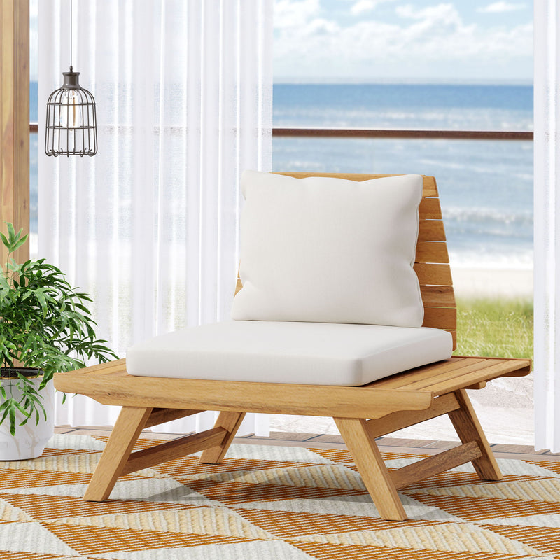 Sedona - Outdoor Club Chair With Slatted Design - R&R Furniture Gallery (Fountain Valley, CA)