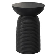 Boyd - Ribbed Accent Table - Black - R&R Furniture Gallery (Fountain Valley, CA)