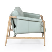 Chakka - Genuine Leather Accent Chair - R&R Furniture Gallery (Fountain Valley, CA)