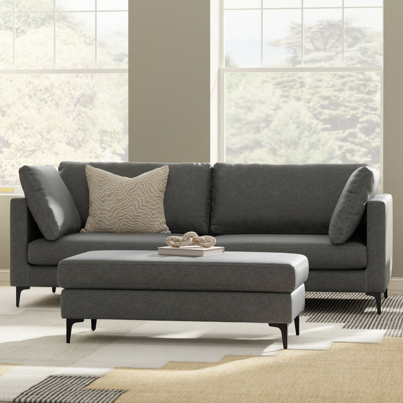 Ava - Mid Century Sofa With Ottoman Set - R&R Furniture Gallery (Fountain Valley, CA)
