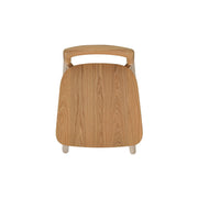 Sven - Modern Minimalist Low Back Counter Stool - Natural Blonde Ash - R&R Furniture Gallery (Fountain Valley, CA)