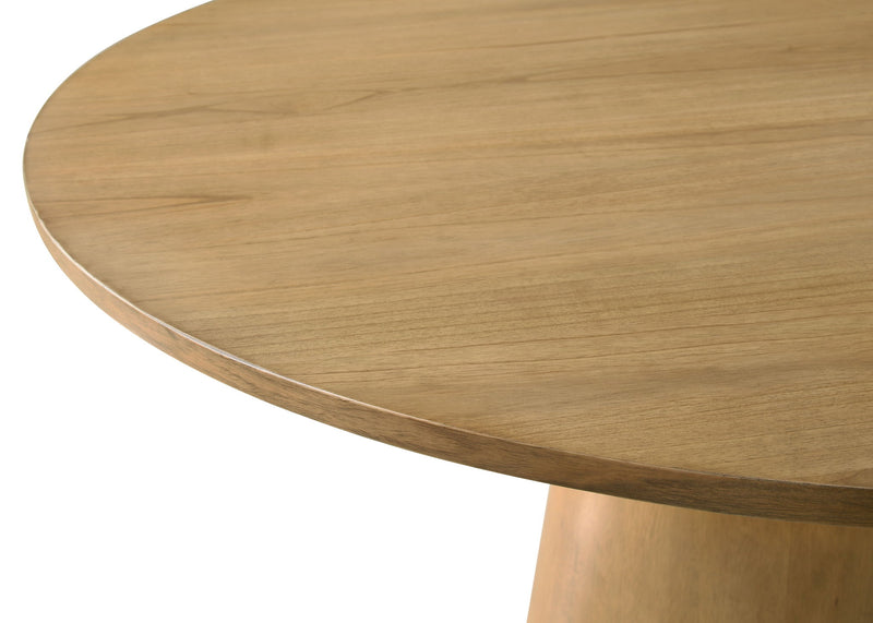 Jasper - Wide Contemporary Round Dining Table Set - R&R Furniture Gallery (Fountain Valley, CA)