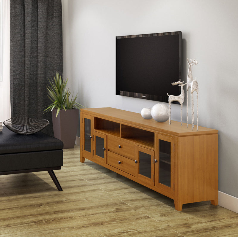 Cosmopolitan - Handcrafted Wide TV Media Stand - R&R Furniture Gallery (Fountain Valley, CA)