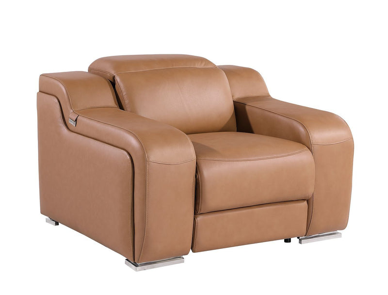 1116 - 7-Piece Modular Power Reclining Sofa, Loveseat & Chair Set In With 5 Power Recliners & Power Headrests