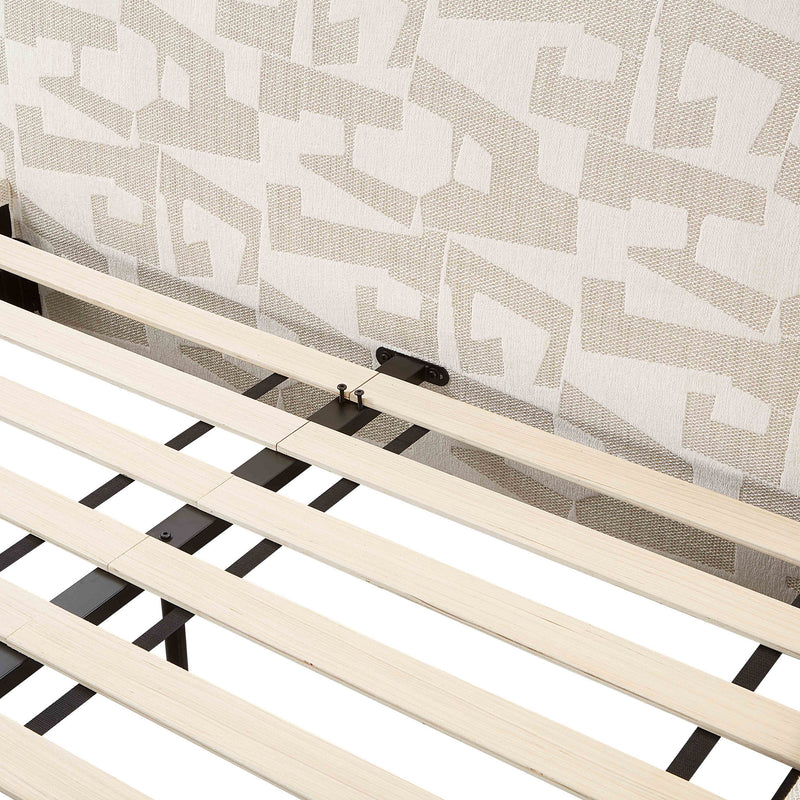 Isla - Jacquard Pattern King Bed - R&R Furniture Gallery (Fountain Valley, CA)