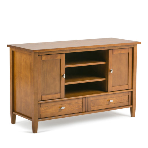 Warm Shaker - Transitional Style TV Media Stand - R&R Furniture Gallery (Fountain Valley, CA)