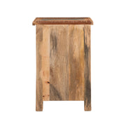 Carved Side Table - Natural - R&R Furniture Gallery (Fountain Valley, CA)