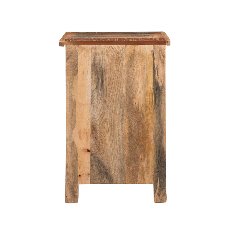 Carved Side Table - Natural - R&R Furniture Gallery (Fountain Valley, CA)