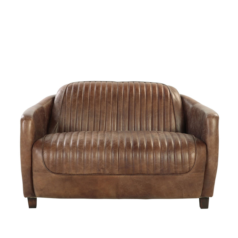 Brancaster - Top Grain Leather Living Room Set - Brown
