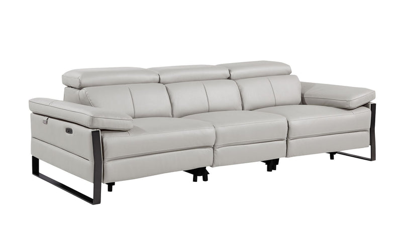 1246 - Modular Power Triple Reclining Sofa, Console Loveseat, And Chair Set With Power Headrests