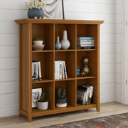 Simpli-Home Acadian handcrafted cube storage organizer with multiple compartments for versatile home organization.