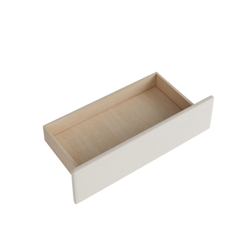 L Shaped Upholstered Platform Bed With Storage And Drawers - R&R Furniture Gallery (Fountain Valley, CA)