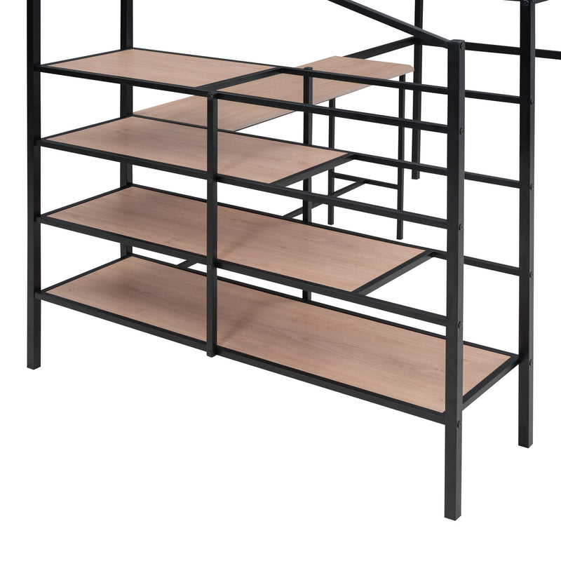 Loft Bed With Desk And Lateral Storage Ladder - R&R Furniture Gallery (Fountain Valley, CA)