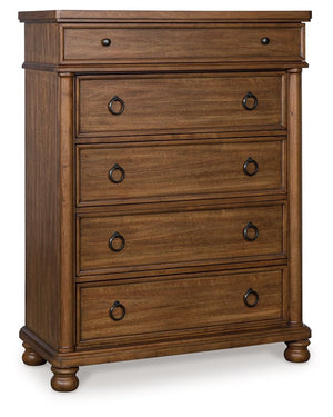 Rowlenstown - Five Drawer Chest - R&R Furniture Gallery (Fountain Valley, CA)