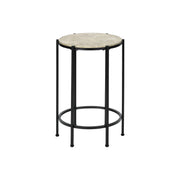 Round Accent Table For Living Room - Black - R&R Furniture Gallery (Fountain Valley, CA)